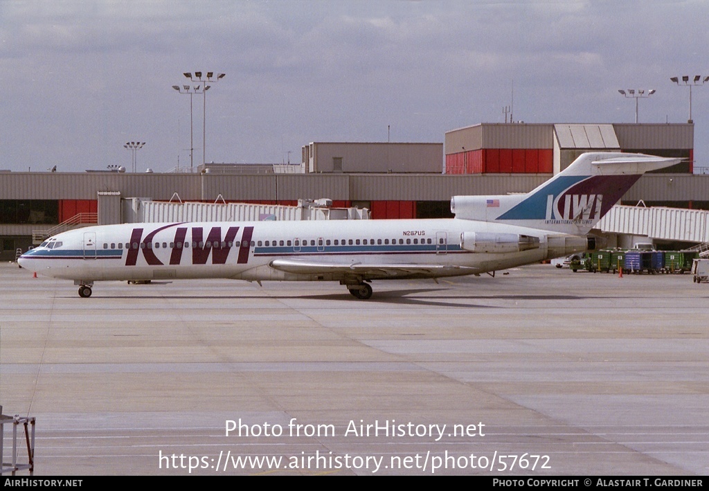 Aircraft Photo of N267US | Boeing 727-251 | Kiwi International Airlines | AirHistory.net #57672