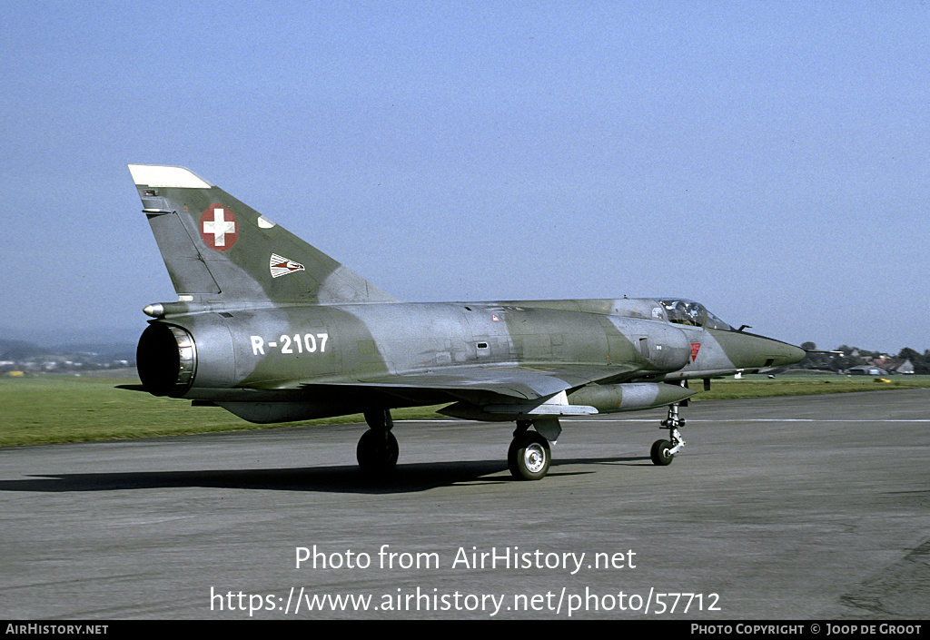 Aircraft Photo of R-2107 | Dassault Mirage IIIRS | Switzerland - Air Force | AirHistory.net #57712