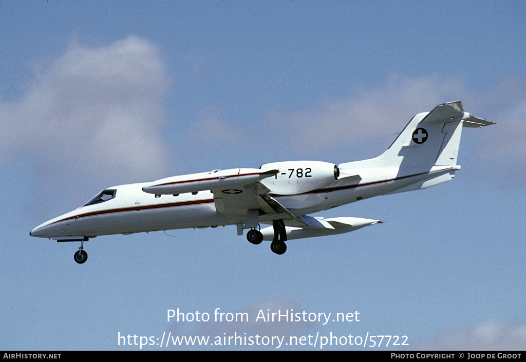 Aircraft Photo of T-782 | Gates Learjet 35A | Switzerland - Air Force | AirHistory.net #57722