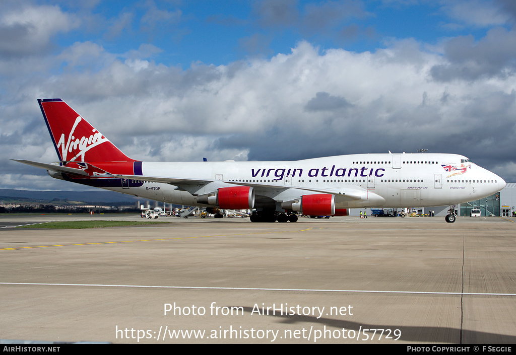 Aircraft Photo of G-VTOP | Boeing 747-4Q8 | Virgin Atlantic Airways | AirHistory.net #57729