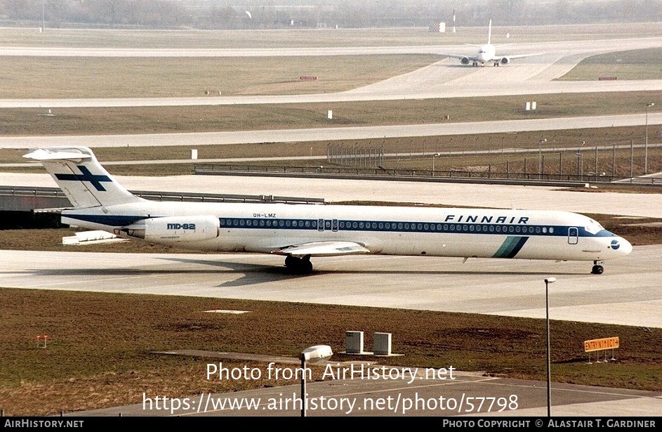 Aircraft Photo of OH-LMZ | McDonnell Douglas MD-82 (DC-9-82) | Finnair | AirHistory.net #57798