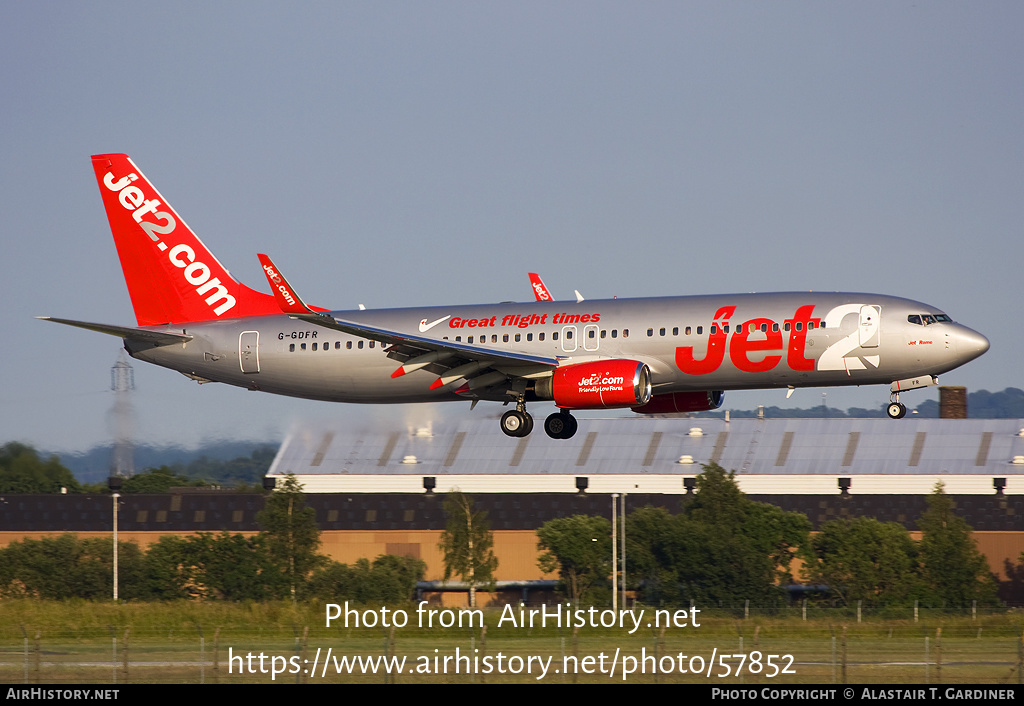 Aircraft Photo of G-GDFR | Boeing 737-8Z9 | Jet2 | AirHistory.net #57852