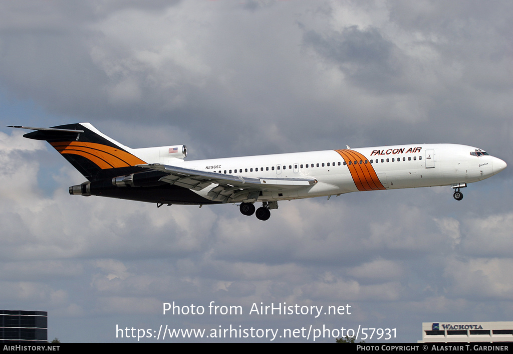 Aircraft Photo of N296SC | Boeing 727-224/Adv | Falcon Air Express | AirHistory.net #57931