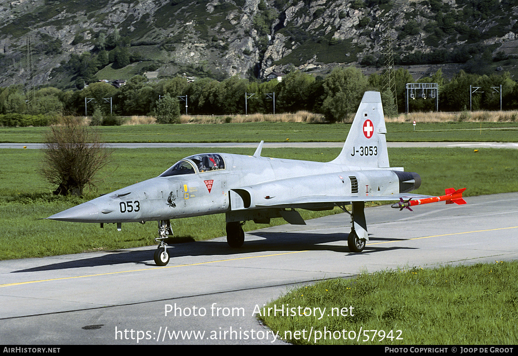 Aircraft Photo of J-3053 | Northrop F-5E Tiger II | Switzerland - Air Force | AirHistory.net #57942