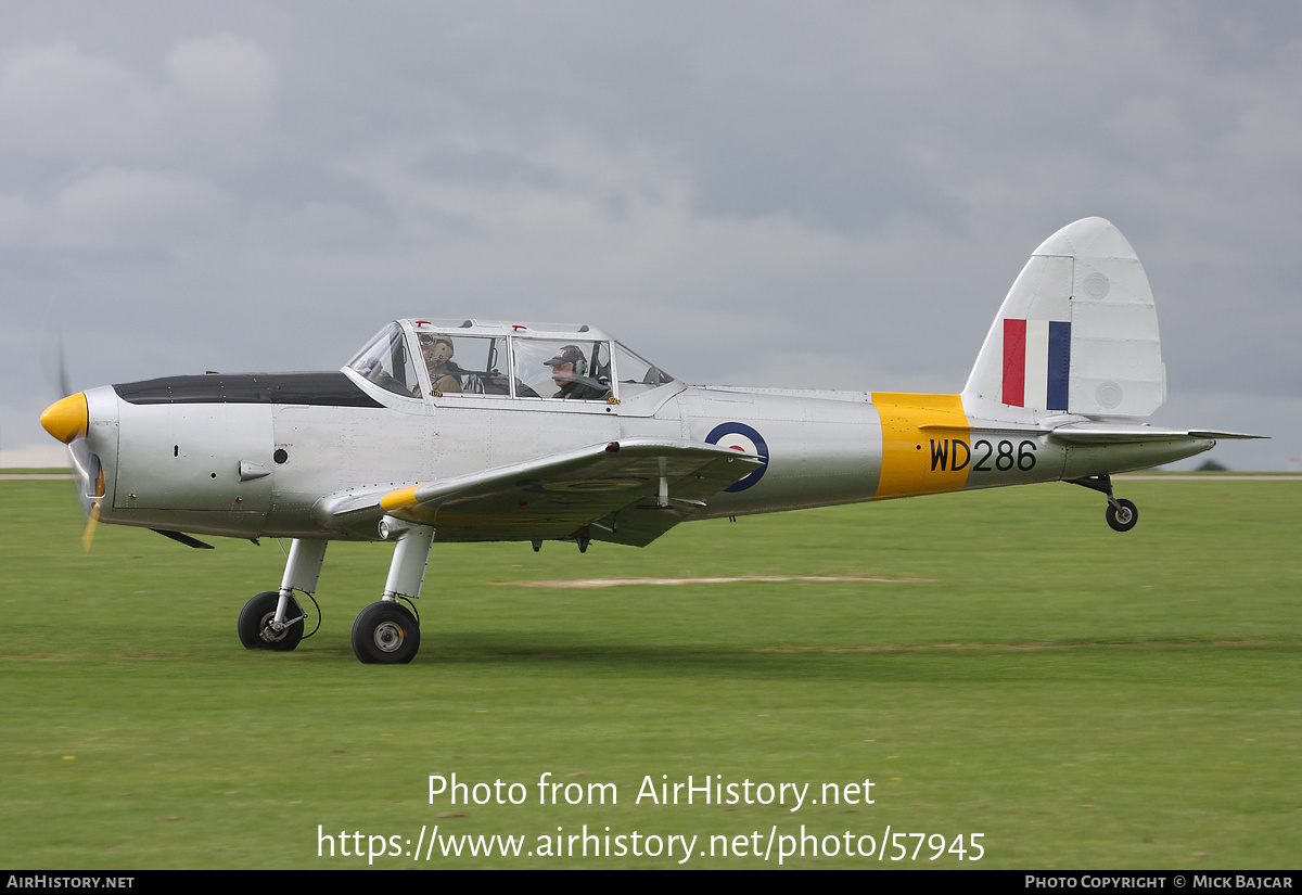 Aircraft Photo of G-BBND / WD286 | De Havilland DHC-1 Chipmunk Mk22 | UK - Air Force | AirHistory.net #57945