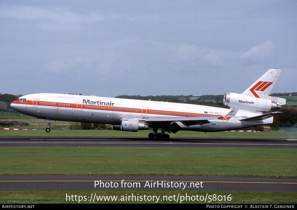 Aircraft Photo of PH-MCS | McDonnell Douglas MD-11CF | Martinair | AirHistory.net #58016