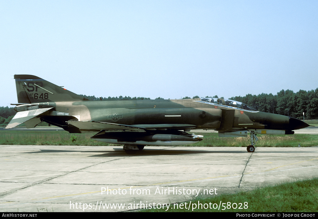 Aircraft Photo of 74-0648 / AF74-648 | McDonnell Douglas F-4E Phantom II | USA - Air Force | AirHistory.net #58028