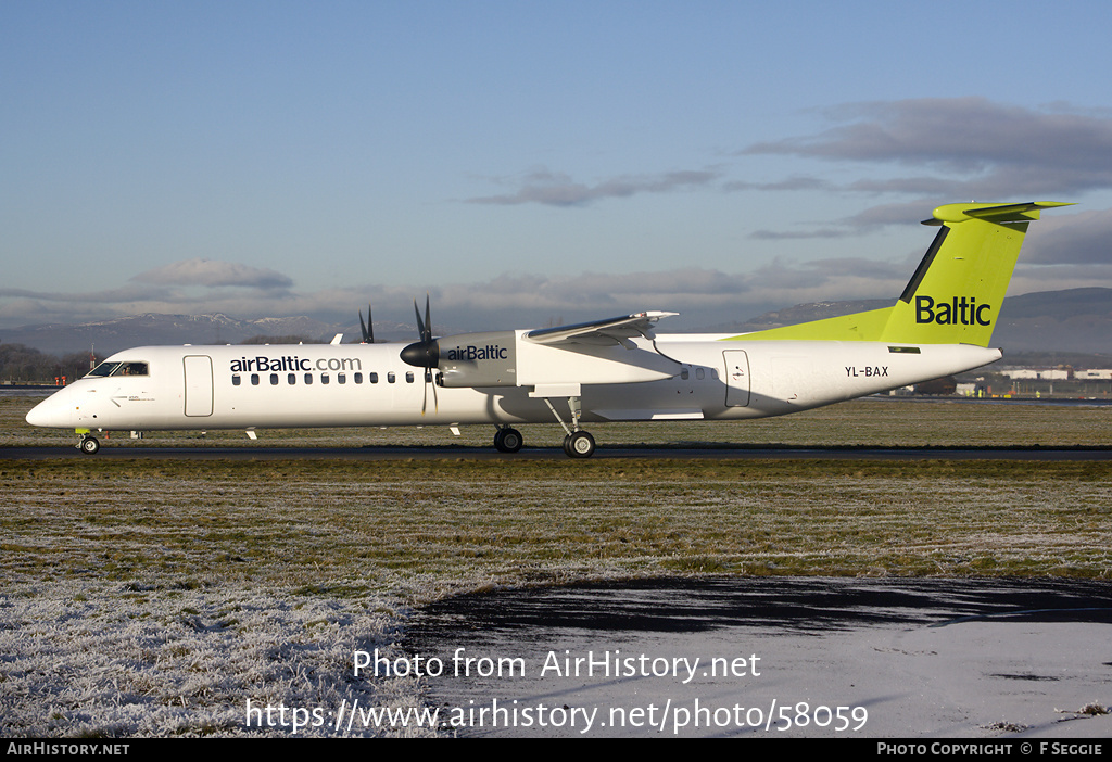 Aircraft Photo of YL-BAX | Bombardier DHC-8-402 Dash 8 | AirBaltic | AirHistory.net #58059