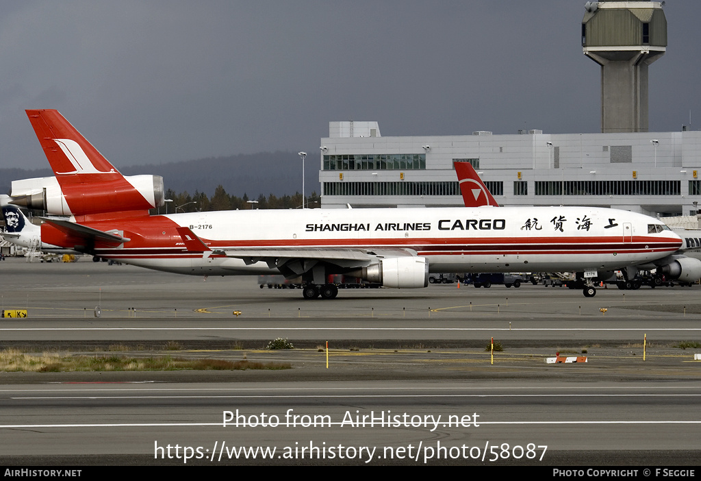 Aircraft Photo of B-2176 | McDonnell Douglas MD-11/F | Shanghai Airlines Cargo | AirHistory.net #58087