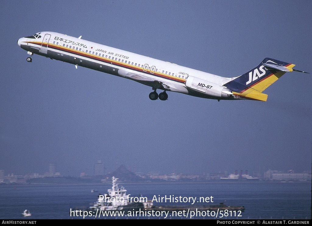 Aircraft Photo of JA8279 | McDonnell Douglas MD-87 (DC-9-87) | Japan Air System - JAS | AirHistory.net #58112