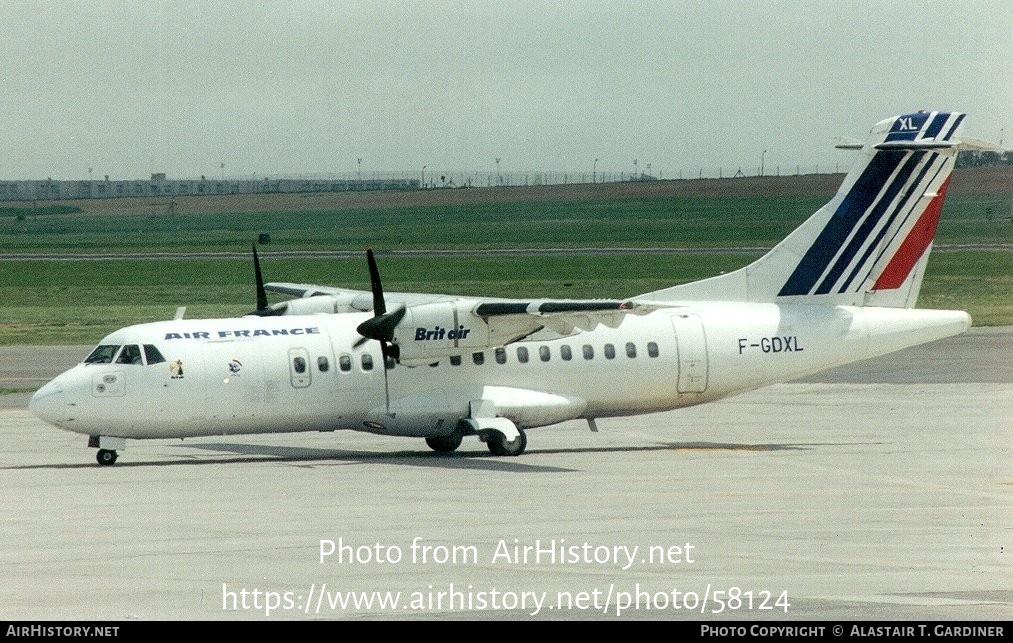 Aircraft Photo of F-GDXL | ATR ATR-42-300 | Air France | AirHistory.net #58124