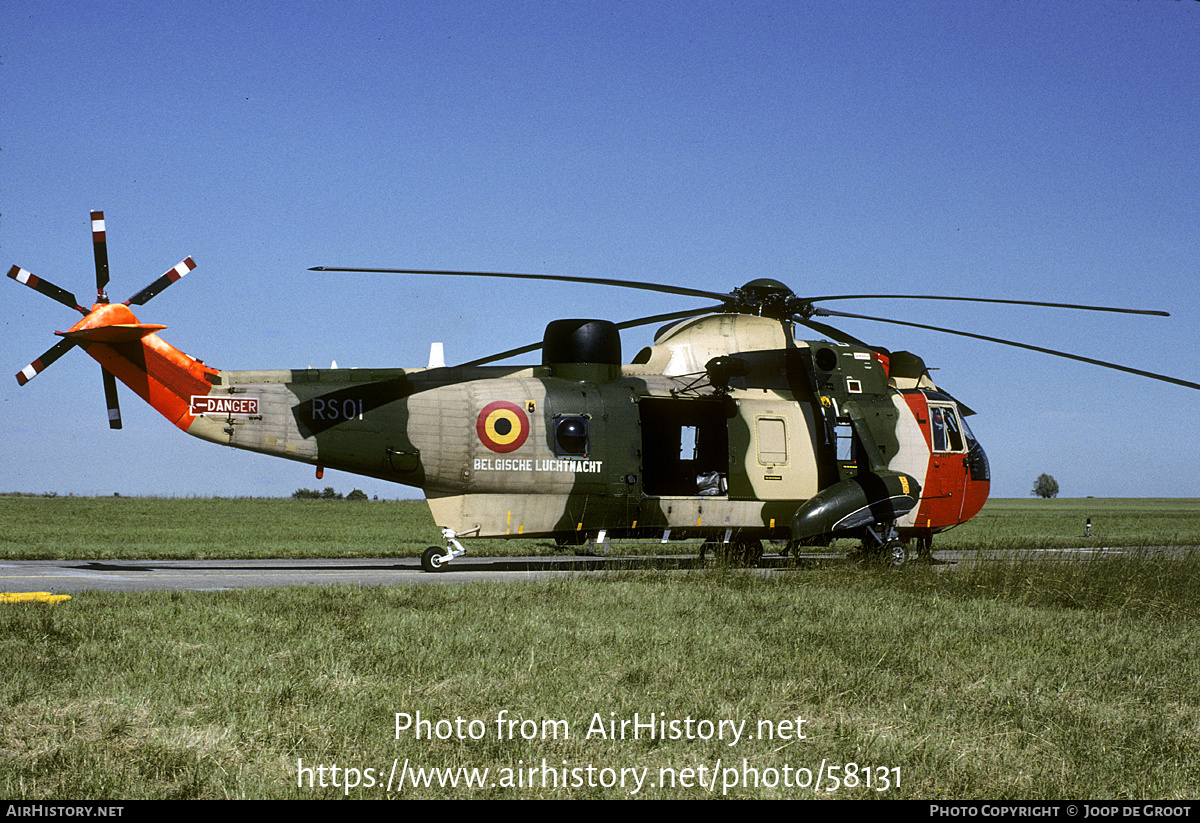 Aircraft Photo of RS01 | Westland WS-61 Sea King Mk48 | Belgium - Air Force | AirHistory.net #58131