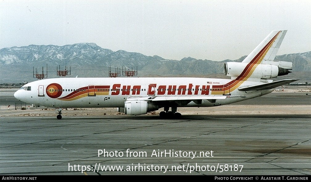 Aircraft Photo of N572SC | McDonnell Douglas DC-10-10 | Sun Country Airlines | AirHistory.net #58187