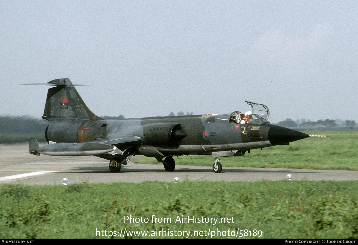 Aircraft Photo of 104806 | Lockheed CF-104 Starfighter | Canada - Air Force | AirHistory.net #58189