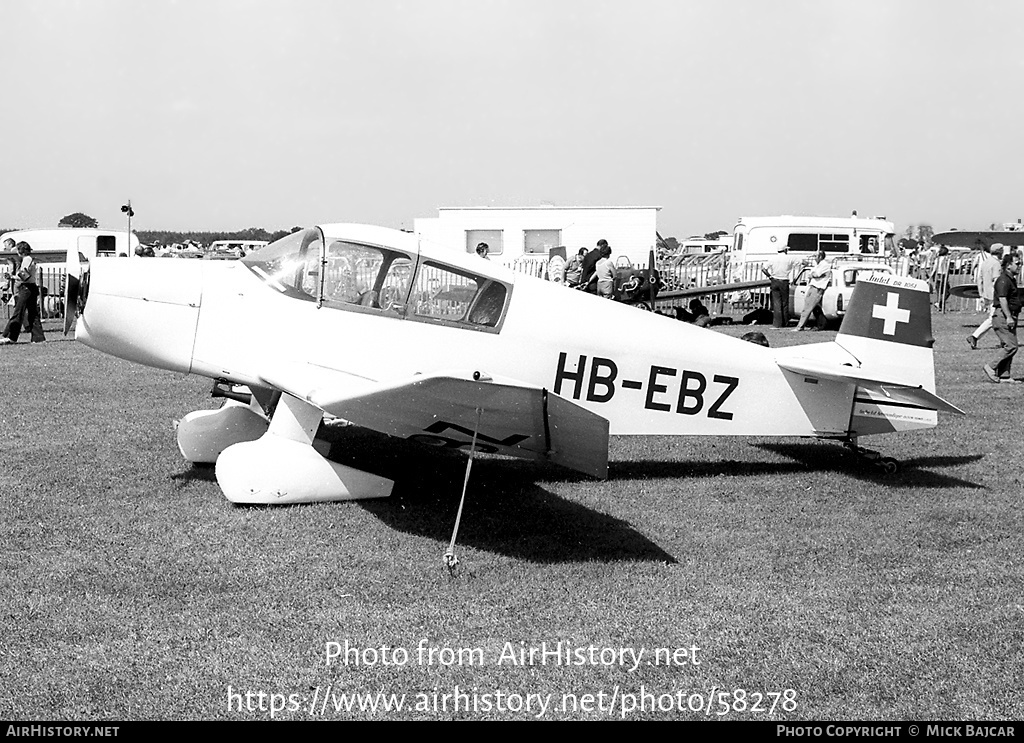 Aircraft Photo of HB-EBZ | Jodel DR.1051 Sicile | AirHistory.net #58278