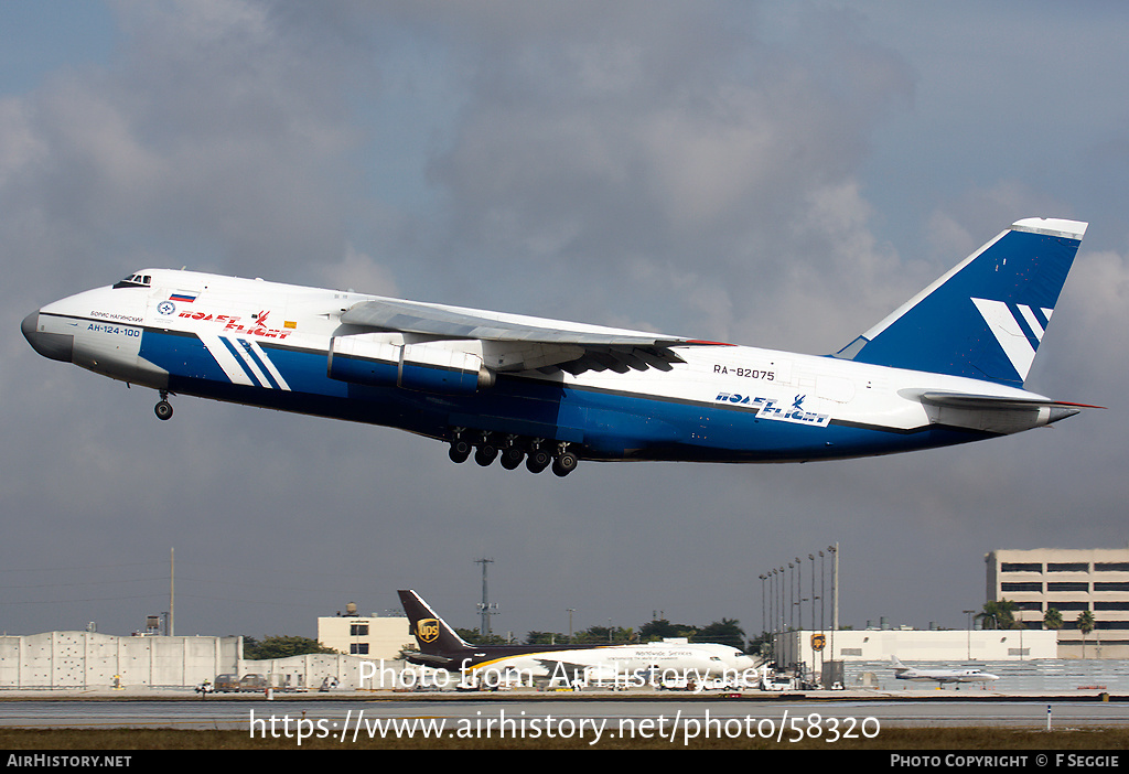 Aircraft Photo of RA-82075 | Antonov An-124-100 Ruslan | Polet Flight | AirHistory.net #58320