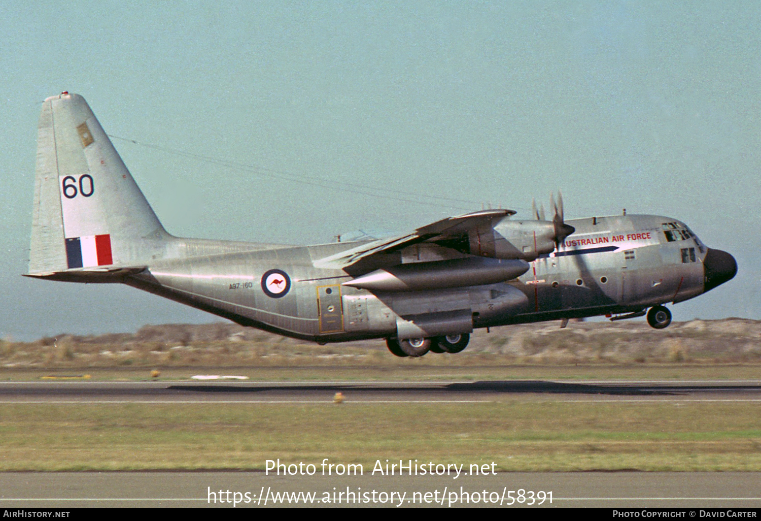 Aircraft Photo of A97-160 | Lockheed C-130E Hercules (L-382) | Australia - Air Force | AirHistory.net #58391