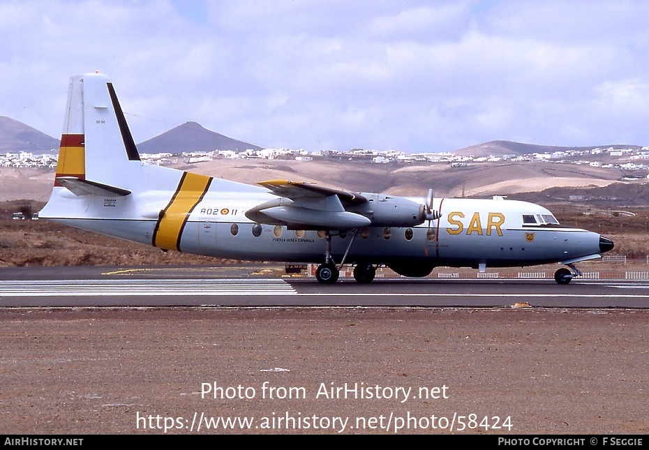 Aircraft Photo of D2-02 | Fokker F27-200MAR Maritime | Spain - Air Force | AirHistory.net #58424