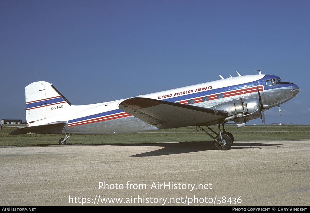 Aircraft Photo of C-GSCC | Douglas DC-3(C) | Ilford Riverton Airways | AirHistory.net #58436