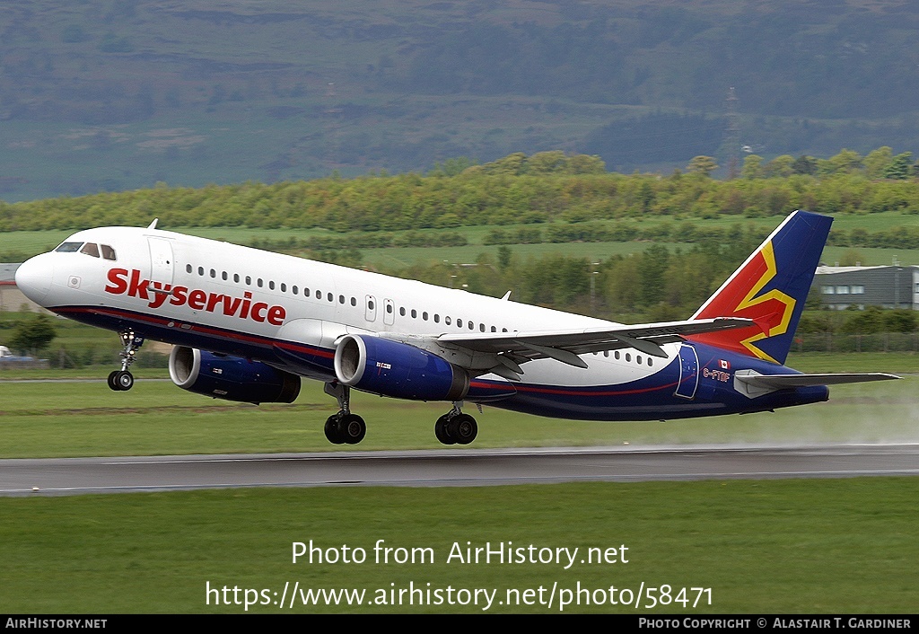 Aircraft Photo of C-FTDF | Airbus A320-231 | Skyservice Airlines | AirHistory.net #58471