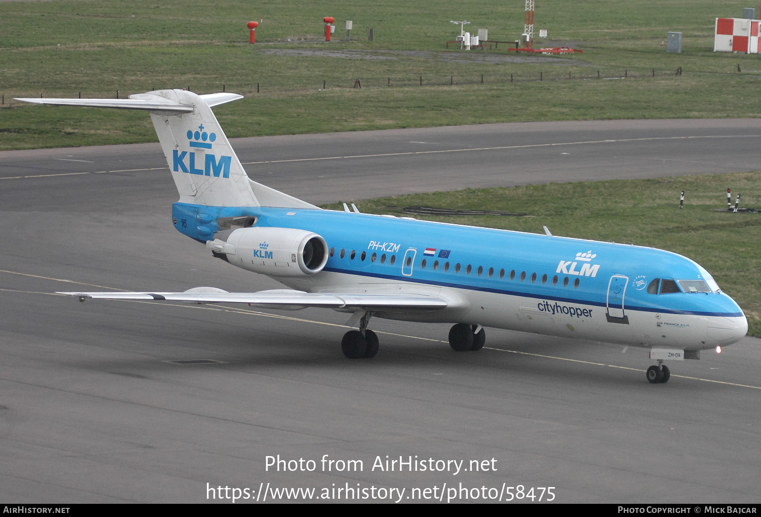 Aircraft Photo of PH-KZM | Fokker 70 (F28-0070) | KLM Cityhopper | AirHistory.net #58475