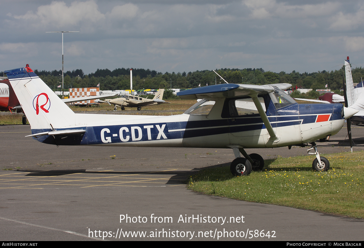 Aircraft Photo of G-CDTX | Reims F152 | AirHistory.net #58642