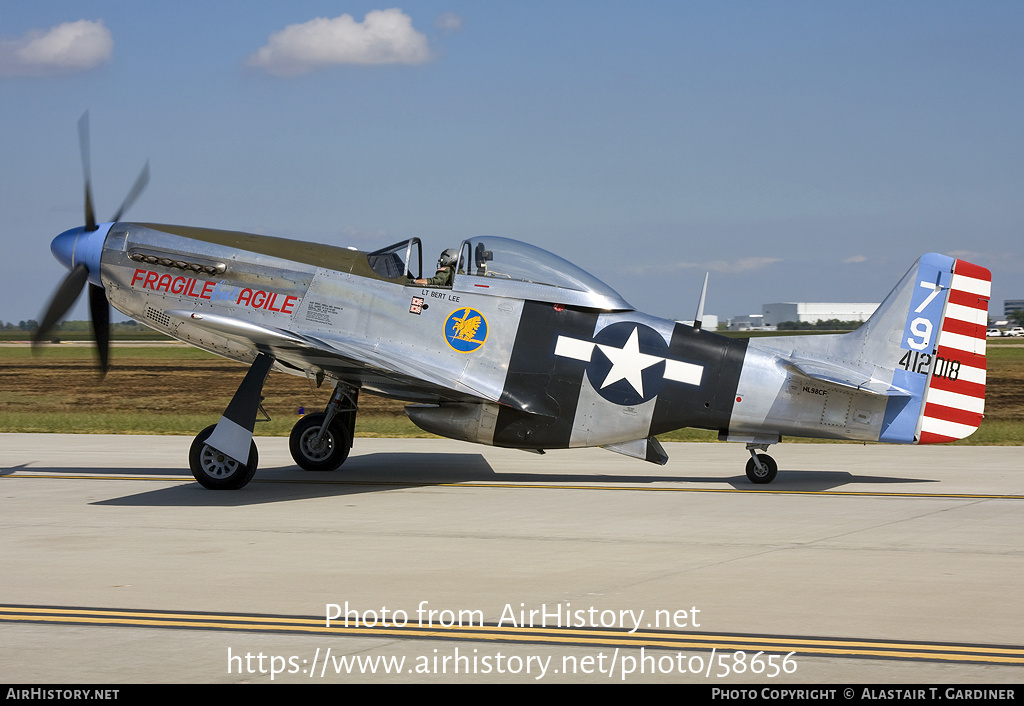 Aircraft Photo of N98CF / NL98CF / 412018 | North American P-51K Mustang | USA - Air Force | AirHistory.net #58656