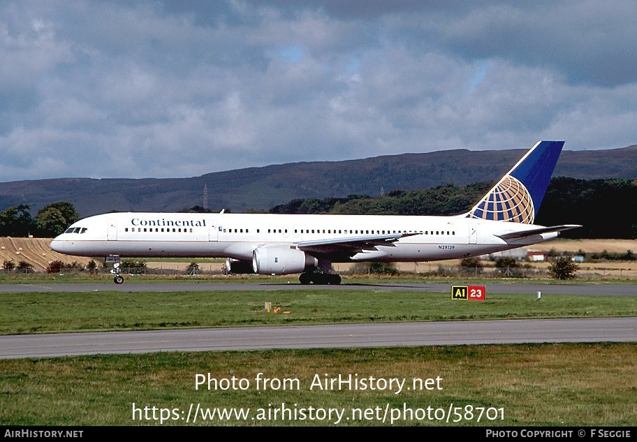 Aircraft Photo of N29129 | Boeing 757-224 | Continental Airlines | AirHistory.net #58701