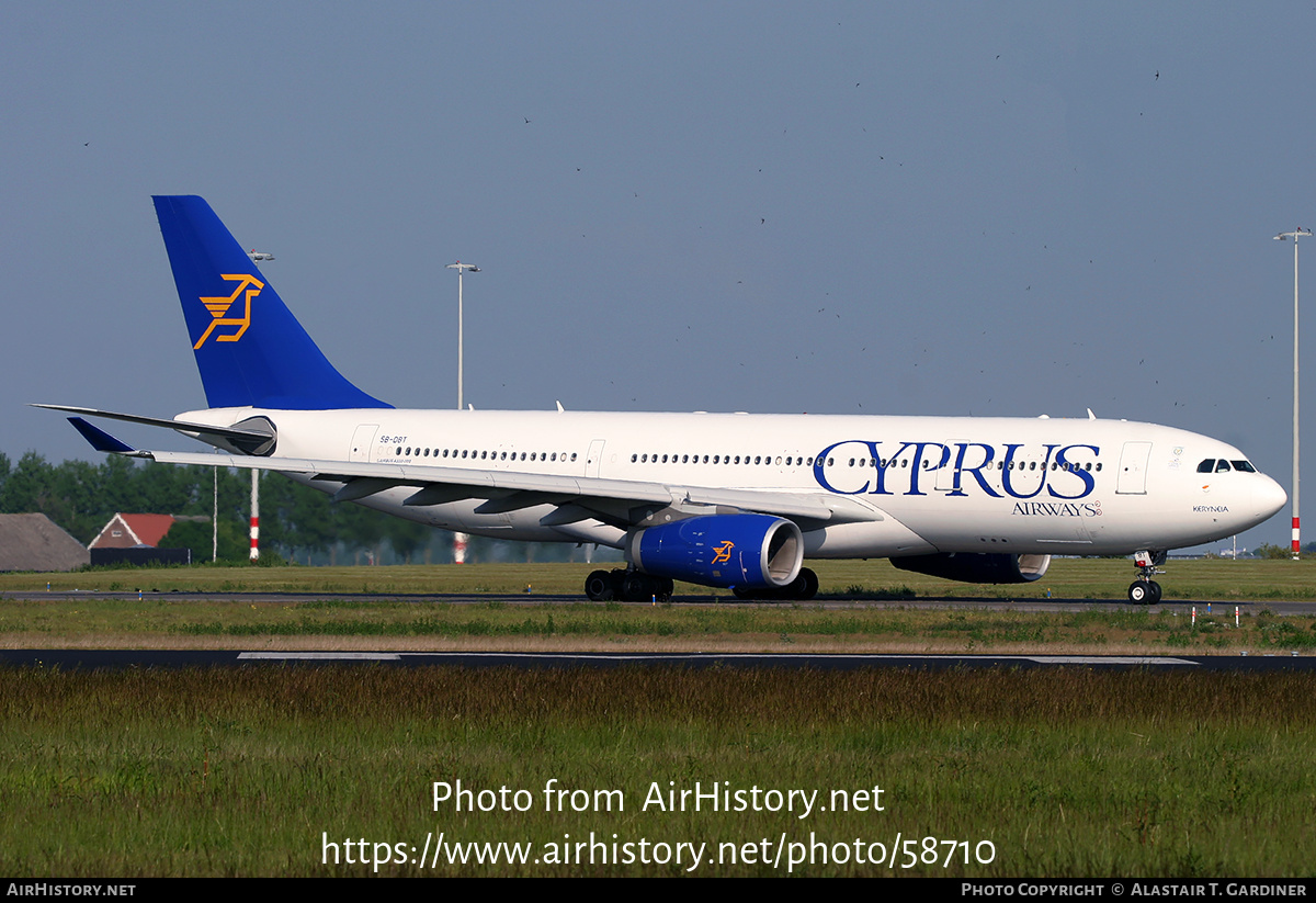 Aircraft Photo of 5B-DBT | Airbus A330-243 | Cyprus Airways | AirHistory.net #58710