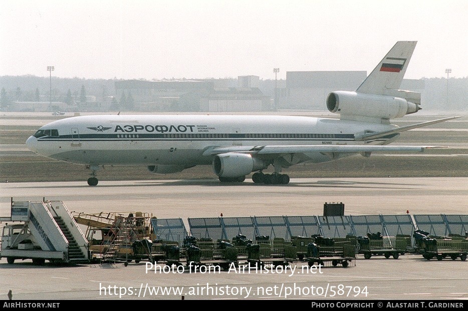 Aircraft Photo of N524MD | McDonnell Douglas DC-10-30(F) | Aeroflot - Russian International Airlines | AirHistory.net #58794