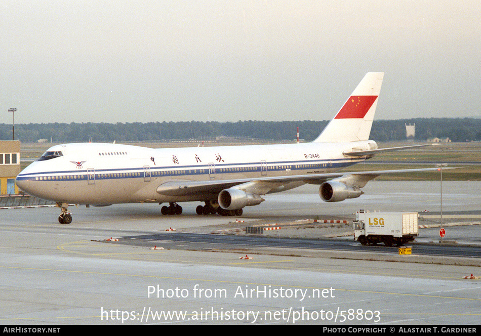 Aircraft Photo of B-2446 | Boeing 747-2J6BM | CAAC - Civil Aviation Administration of China | AirHistory.net #58803