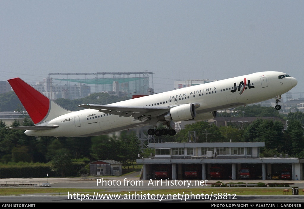 Aircraft Photo of JA8399 | Boeing 767-346 | Japan Airlines - JAL | AirHistory.net #58812