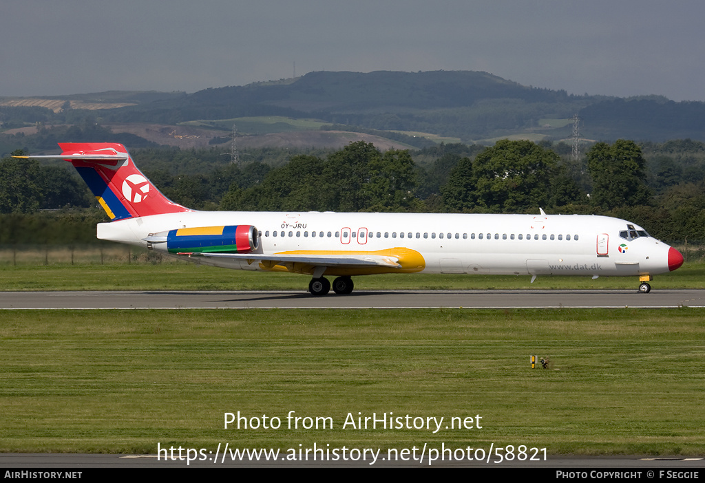 Aircraft Photo of OY-JRU | McDonnell Douglas MD-87 (DC-9-87) | Danish Air Transport - DAT | AirHistory.net #58821