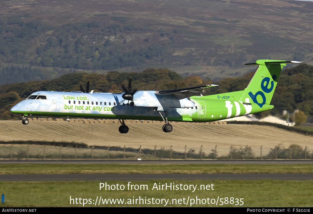 Aircraft Photo of G-JEDP | Bombardier DHC-8-402 Dash 8 | Flybe | AirHistory.net #58835