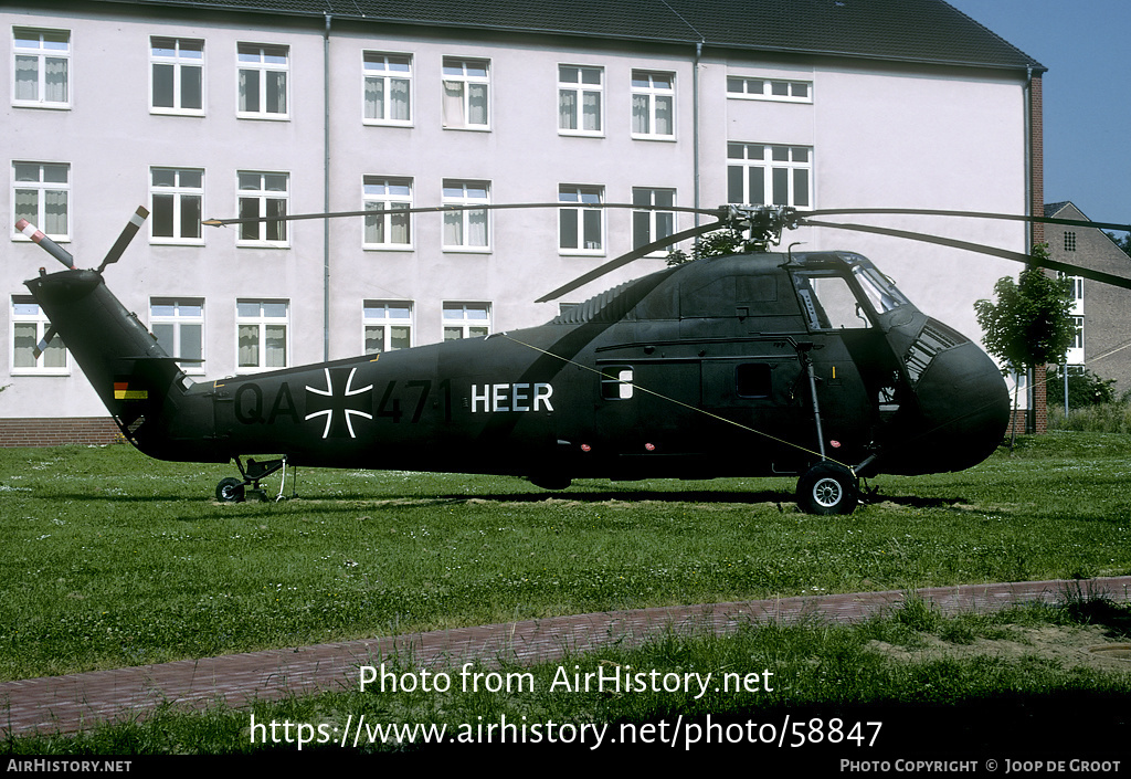 Aircraft Photo of QA-471 | Sikorsky H-34A Choctaw | Germany - Army | AirHistory.net #58847