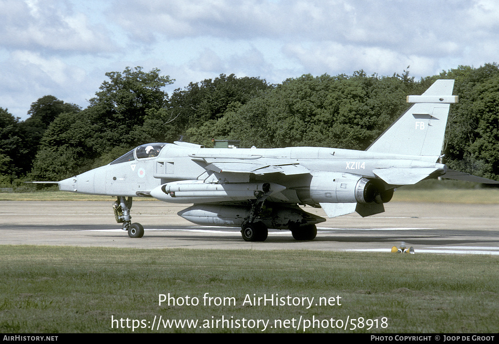 Aircraft Photo of XZ114 | Sepecat Jaguar GR1A | UK - Air Force | AirHistory.net #58918