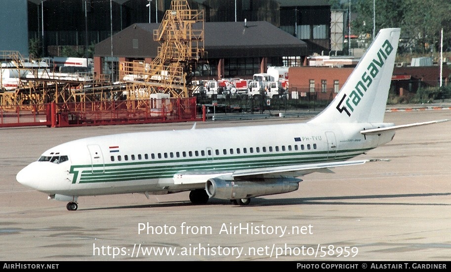 Aircraft Photo of PH-TVU | Boeing 737-2K2/Adv | Transavia | AirHistory.net #58959