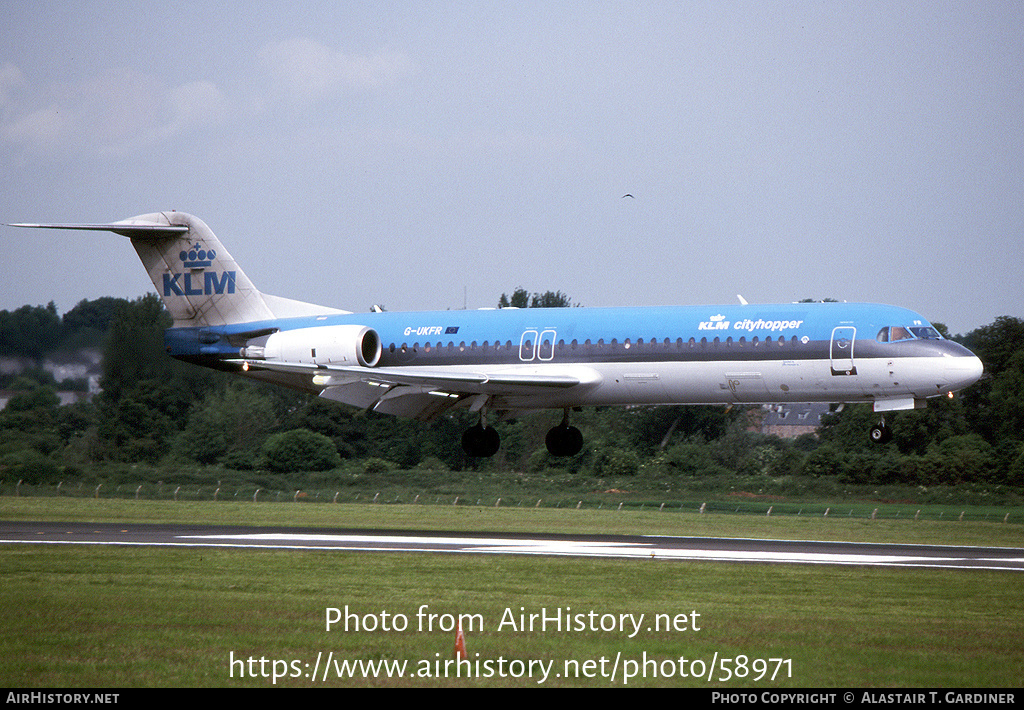 Aircraft Photo of G-UKFR | Fokker 100 (F28-0100) | KLM Cityhopper | AirHistory.net #58971