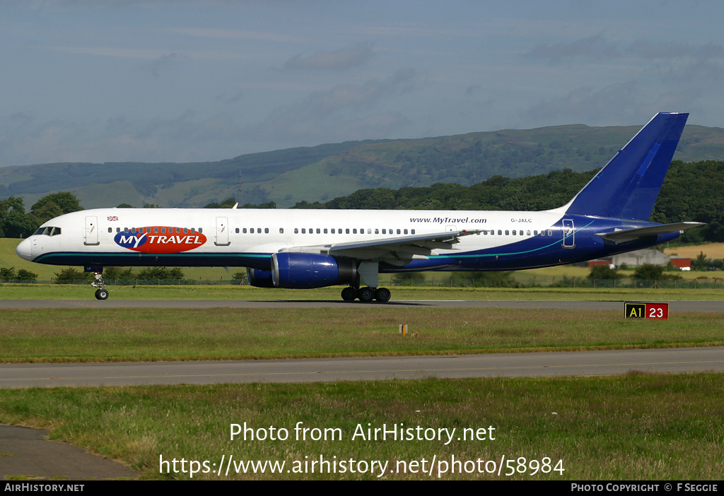 Aircraft Photo Of G-JALC | Boeing 757-225 | MyTravel Airways ...