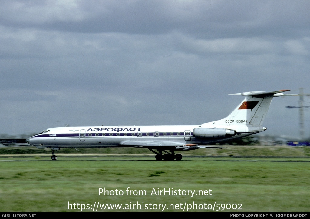 Aircraft Photo of CCCP-65042 | Tupolev Tu-134A | Aeroflot | AirHistory.net #59002