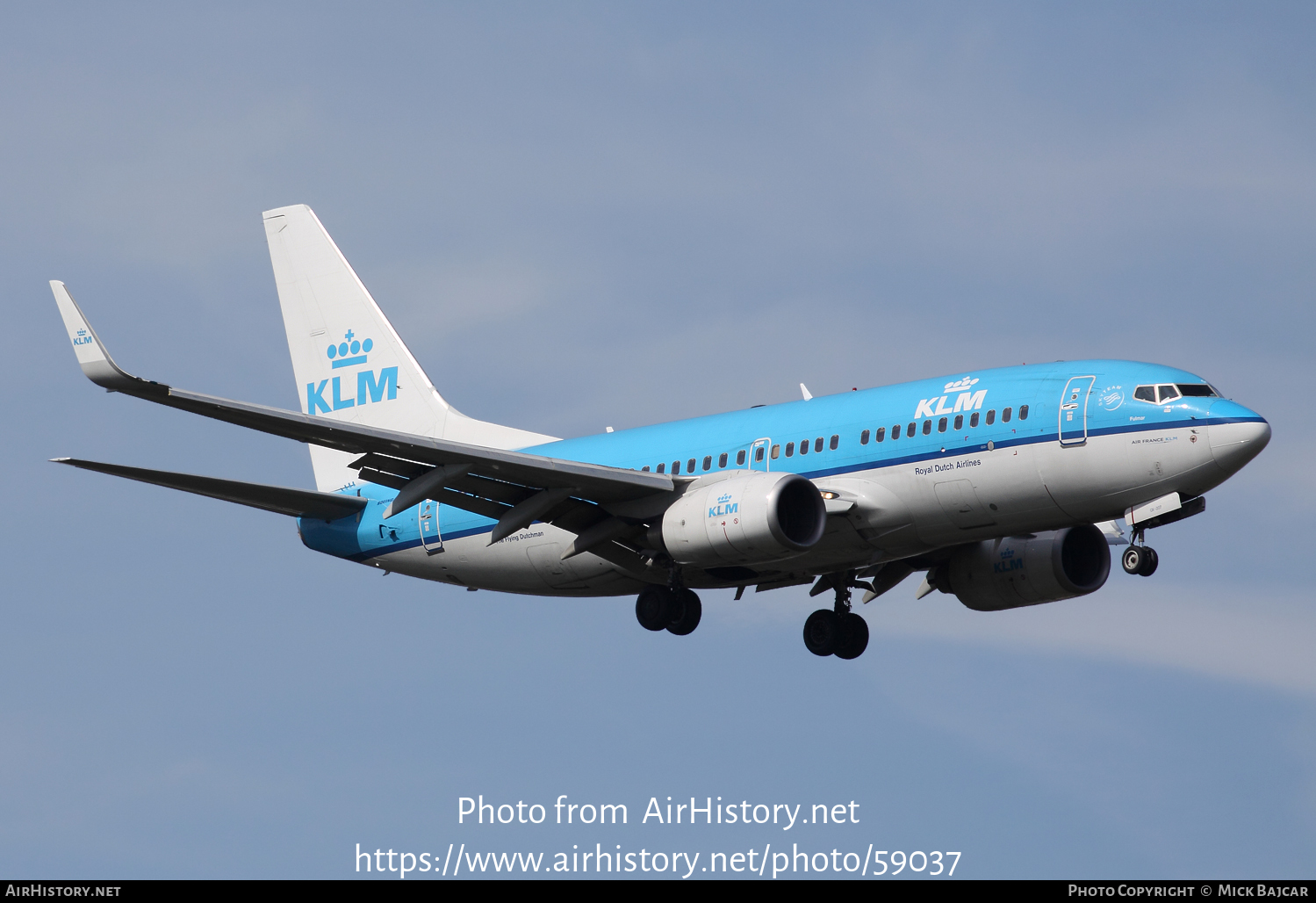 Aircraft Photo of PH-BGK | Boeing 737-7K2 | KLM - Royal Dutch Airlines | AirHistory.net #59037