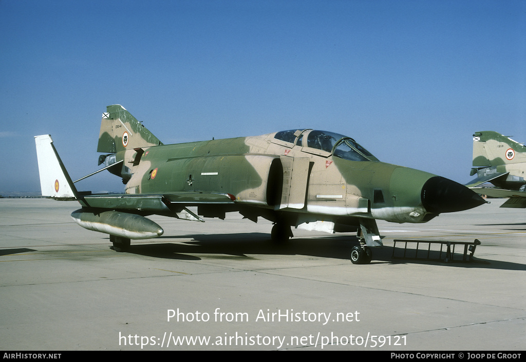 Aircraft Photo of CR12-44 | McDonnell RF-4C Phantom II | Spain - Air Force | AirHistory.net #59121