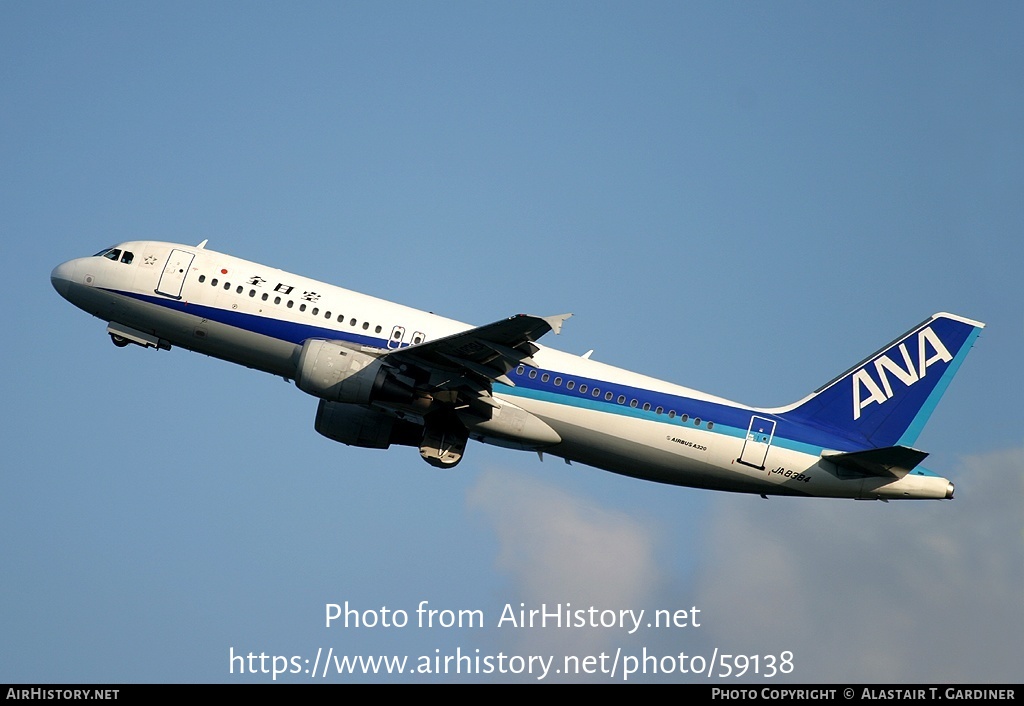 Aircraft Photo of JA8384 | Airbus A320-211 | All Nippon Airways - ANA | AirHistory.net #59138