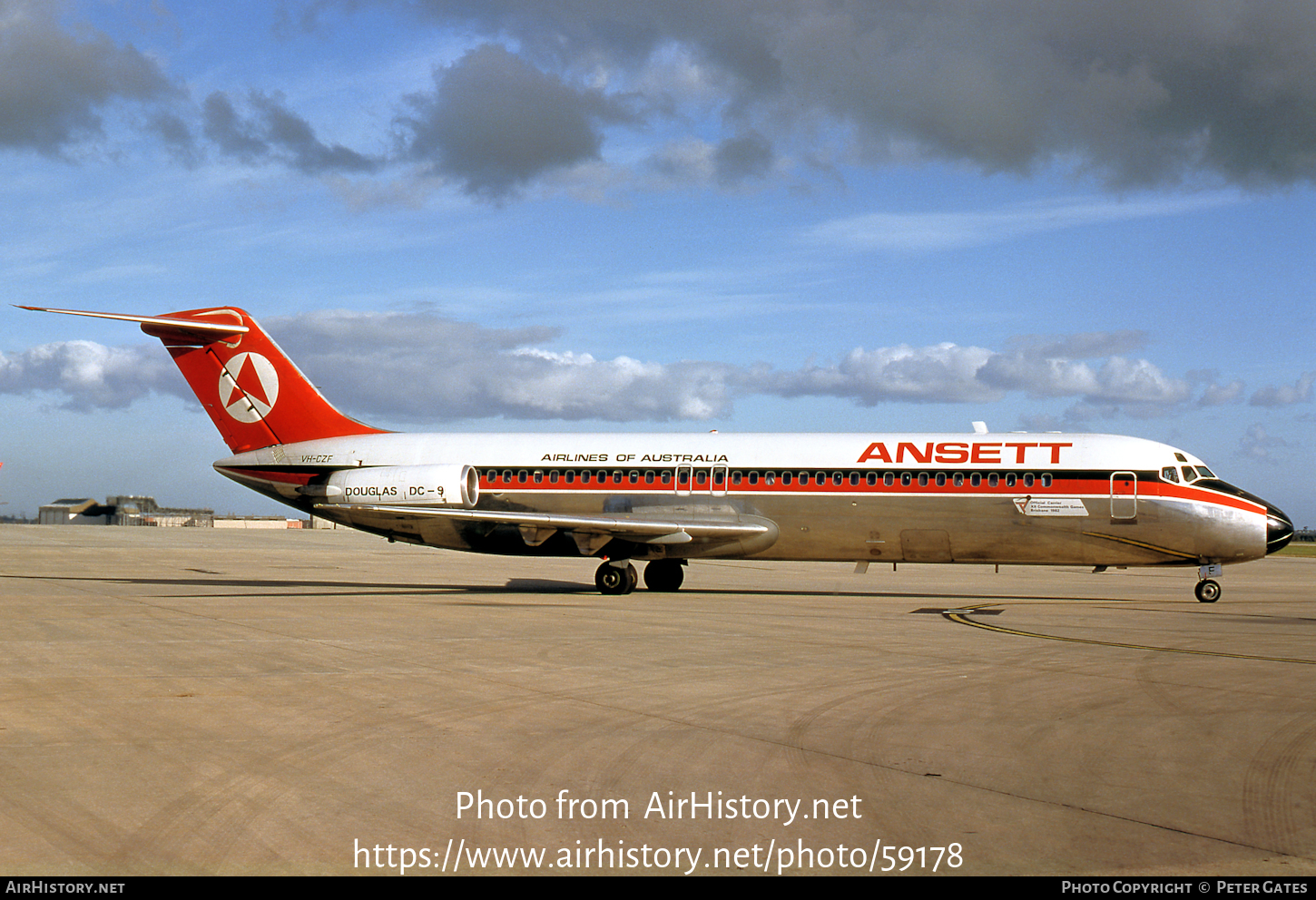 Aircraft Photo of VH-CZF | McDonnell Douglas DC-9-31 | Ansett Airlines of Australia | AirHistory.net #59178