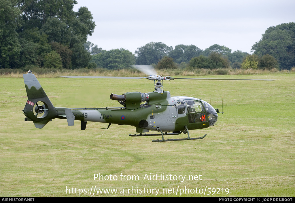 Aircraft Photo of XZ345 | Aerospatiale SA-341B Gazelle AH1 | UK - Army | AirHistory.net #59219