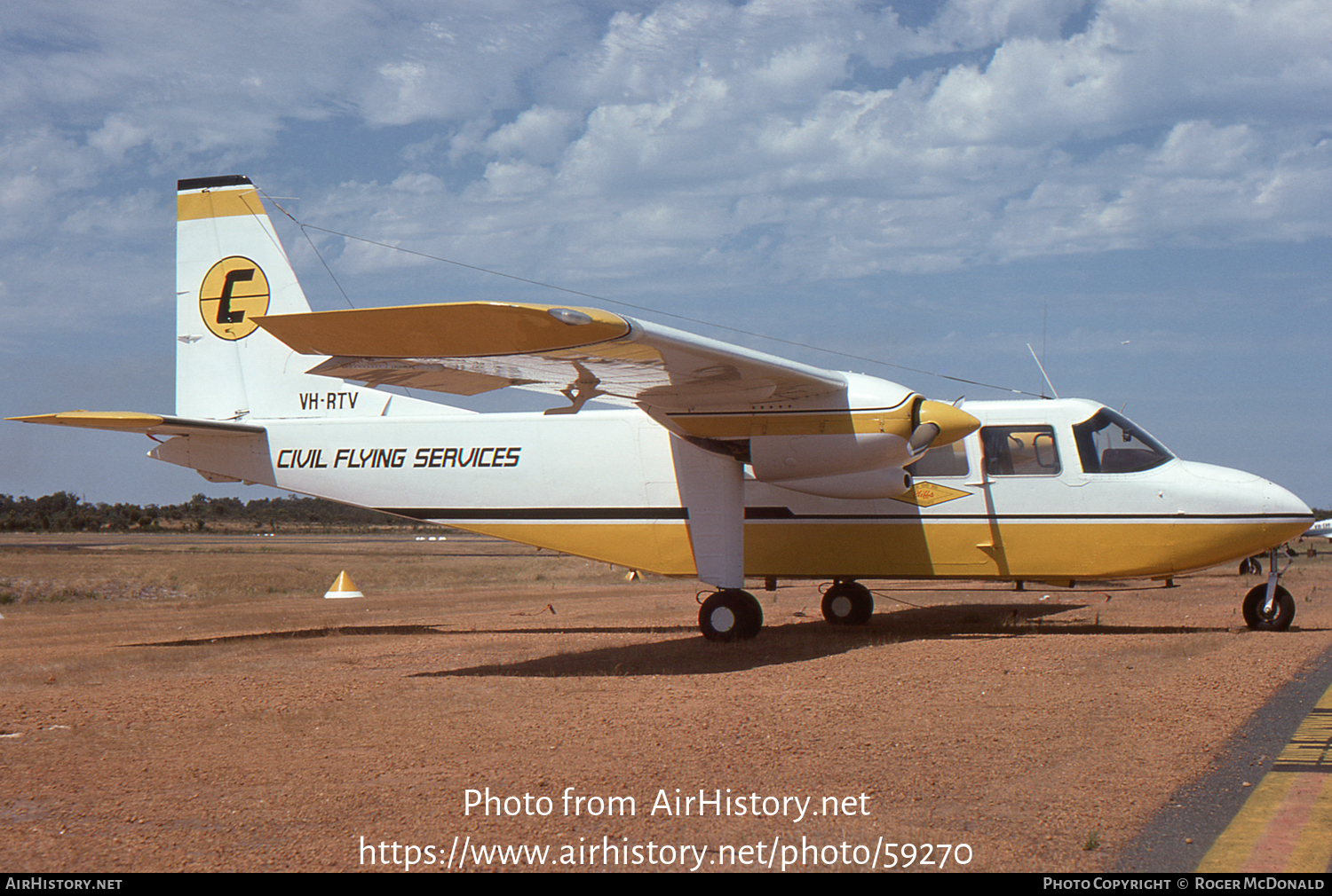 Aircraft Photo of VH-RTV | Britten-Norman BN-2A-26 Islander | Civil Flying Services | AirHistory.net #59270