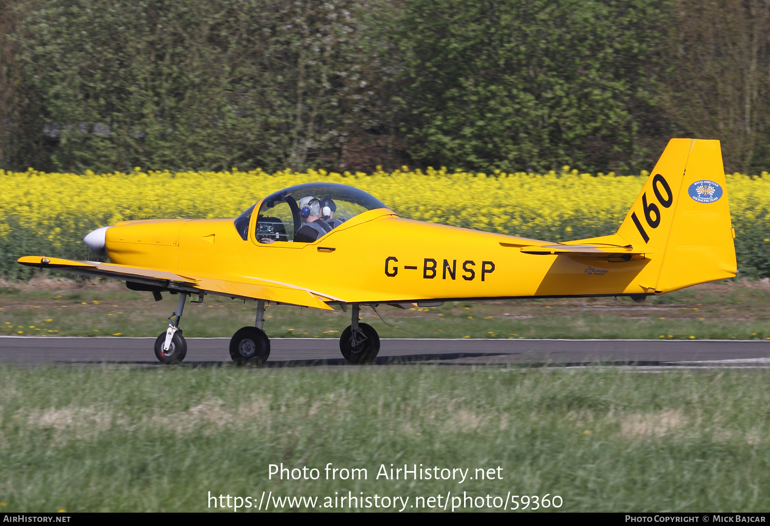 Aircraft Photo of G-BNSP | Slingsby T-67M Firefly Mk2 | AirHistory.net #59360