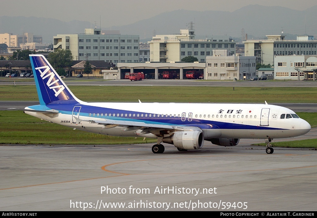 Aircraft Photo of JA8394 | Airbus A320-211 | All Nippon Airways - ANA | AirHistory.net #59405