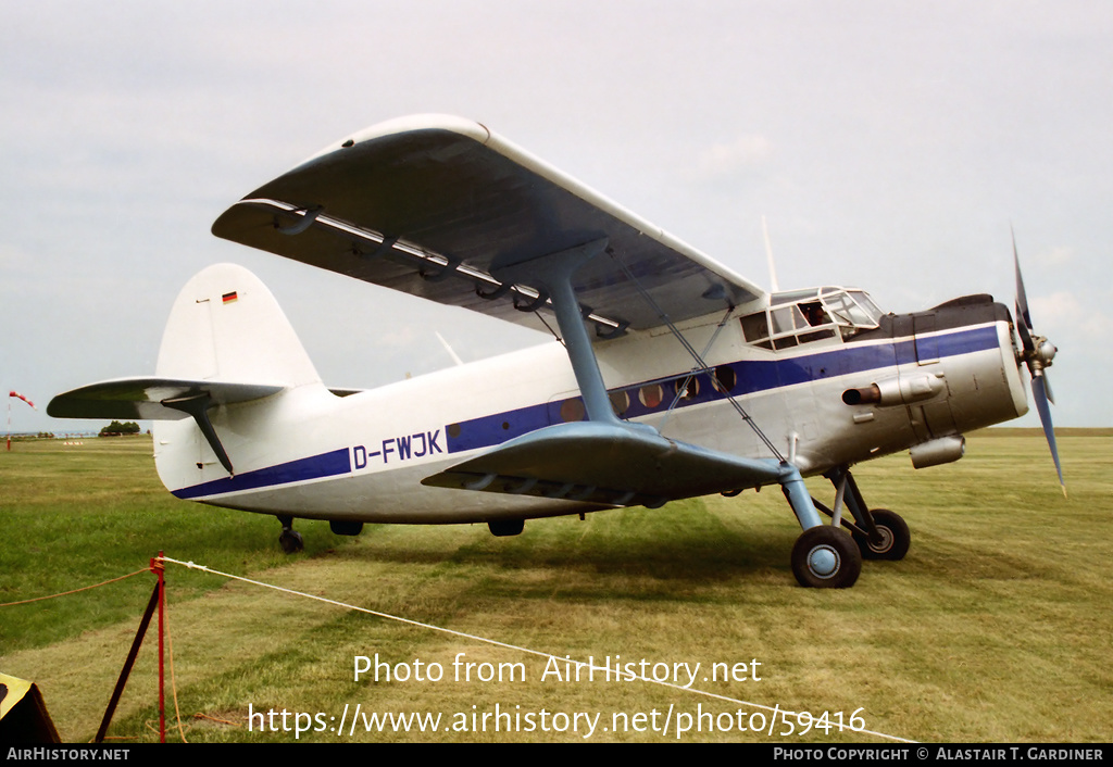 Aircraft Photo of D-FWJK | Antonov An-2TD | AirHistory.net #59416