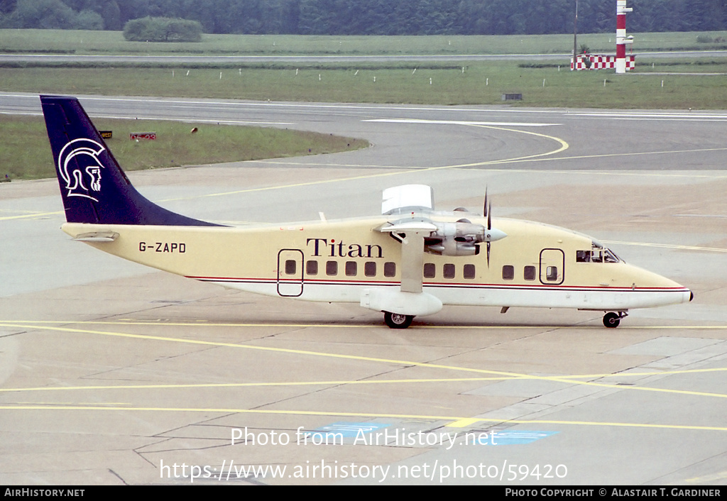 Aircraft Photo of G-ZAPD | Short 360-300 | Titan Airways | AirHistory.net #59420